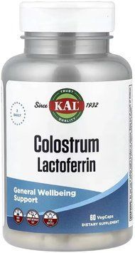 KAL Colostrum Lactoferrin - 60 veg capsules 1461000 фото