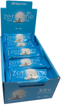 Протеїнові батончики Sporter Zero One 25x50 g/coconut ice cream 1187565 фото