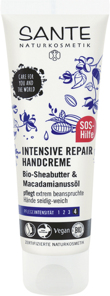 Sante Intensive Repair Handcreme БИО-Крем для рук скорая помощь виноград и ши 75 ml 895191 фото