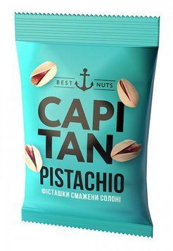 Фисташки Capitan соленые жареные 70 г (4820240032021) 1174122 фото