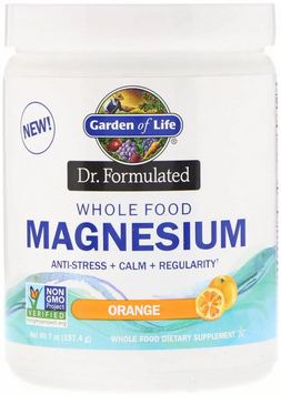 Garden of Life Magnesium Powder Формула магния со вкусом апельсина 197 г 793556 фото