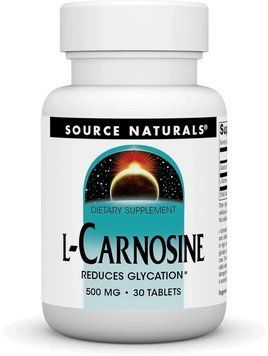 Source Naturals L-Carnosine 500 mg - 30 Tablets 1452256 фото