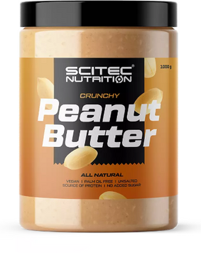 Арахисовое масло Scitec Nutrition Peanut Butter 1000 g / crunchy 1017260 фото