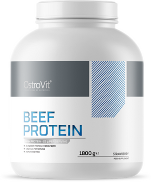 Протеин OstroVit Beef Protein 1800 g / 60 servings / strawberry 1113991 фото