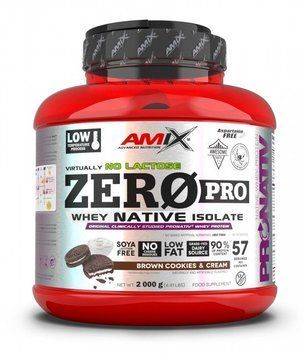 Протеїн Amix ZeroPro Protein 2000 g /56 servings/Brown Cookies & Cream 969846 фото