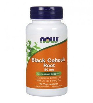 NOW Foods Black Cohosh Root 80 mg 90 veg caps 418108 фото