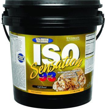 Протеин Ultimate Nutrition Iso Sensation 93 2270 g /71 servings/ Cafe Brazil 504493 фото