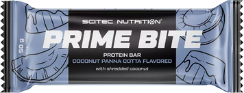 Углеводно-протеиновый батончик Scitec Nutrition Prime Bite 50 g / 1 serving / coconut panna cotta 1017012 фото