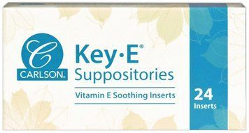 Carlson Labs Key-E 12 Suppositories (CAR-00555) 582536 фото