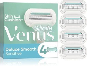 Gillette Venus Deluxe Extra Smooth Sensitive Сменные картриджи для бритья 4 шт 1325221 фото