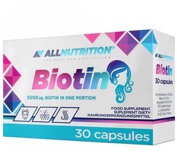 All Nutrition Biotin 5 mg 30 caps Біотін 651340 фото