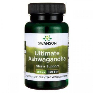 Бустер тестостерону Swanson Ultimate Ashwagandha 250 mg Ашвагандха екстракт кореня 60 веганських капсул 776354 фото