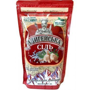 Соль Адигейська Сіль с чесноком и пряностями 500г (4820217170015) 1039351 фото