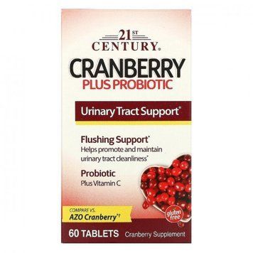 21st Century Cranberry Plus Probiotic Журавлина з пробіотиком 60 таблеток 1117160 фото