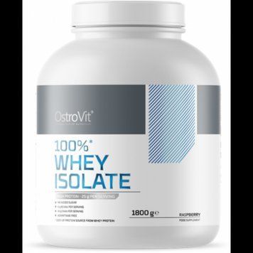 OstroVit 100% Whey Isolate 1800 g / 60 servings / raspberry 1161098 фото