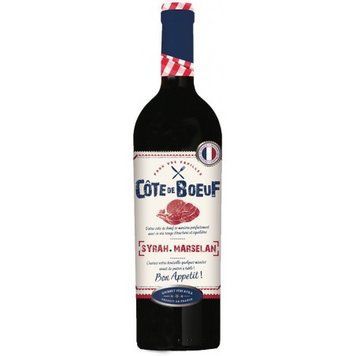 Вино Cote de Boeuf "Syrah Marselan" червоне 0.75 л (WHS3500610115370) 819718 фото