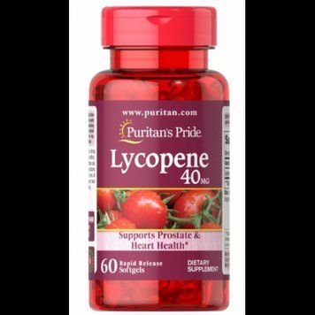 Puritan's Pride Lycopene 40 mg Ликопин 60 мягких капсул 880675 фото