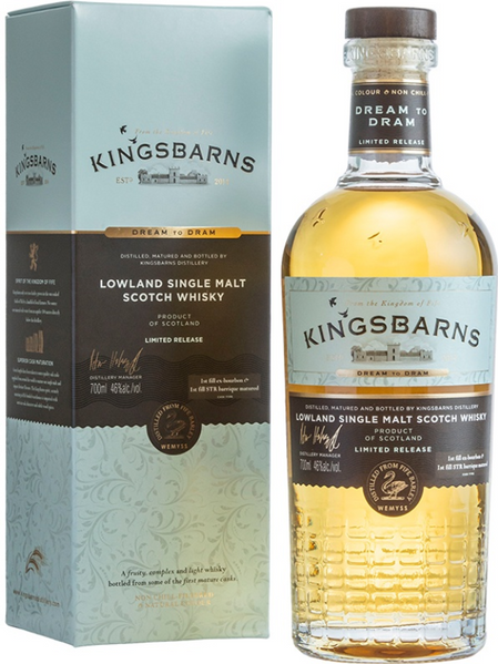 Виски Kingsbarns Dream to Dram Single Malt Scotch Whisky gift box 46 % 0.7 л (WHS811929030111) 1262653 фото