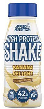 Протеиновый коктейль Applied Nutrition Hig Protein Shake 8 x 500 ml Banana Delight 1039953 фото