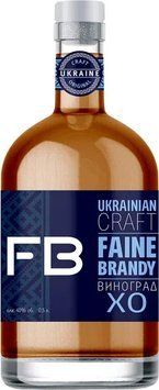Бренді Faine Brandy Виноград XO 40% 0.5 л (VTS6344026) 1367272 фото