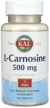 KAL L-Carnosine 500mg - 30 capsules 1461262 фото