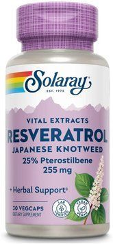 Solaray Super Resveratrol with Pterost 250mg - 30 Veg Capsules 1452604 фото