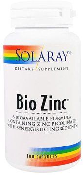 Solaray Bio Zinc 100 Caps Био цинк 551540 фото