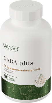 Амінокислота для спорту OstroVit GABA Plus Габа з мелатоніном 90 tabs / 90 servings 391312 фото