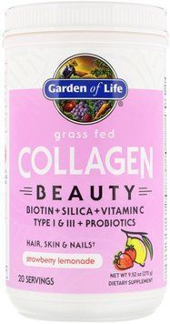 Garden of Life Grass Fed Collagen Beauty Косметический коллаген со вкусом клубничного лимонада 270 г 793557 фото