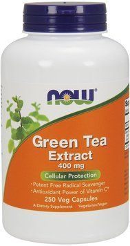 NOW Foods GREEN TEA EXTRACT 400 mg 250 VCAPS Екстракт зеленого чаю 520677 фото
