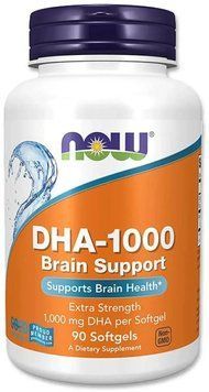 Now Foods DHA-1000 Brain Support - 90 Softgels 1451244 фото