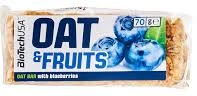 Батончик-мюсли BioTechUSA Oat Bar 70 g / 1 serving / Blueberry 1183017 фото