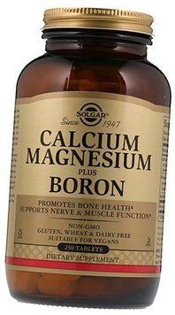 Solgar Calcium Magnesium Plus Boron 250 Tablets 496827 фото