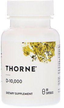 Thorne Research D-10,000 60 Caps Витамин Д-10 000 531422 фото
