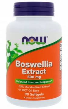 Now Foods Boswellia Extract Экстракт босвеллии 500 мг 90 капсул 1079300 фото