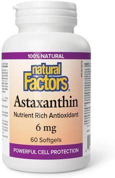 Natural Factors Astaxanthin 6 mg - 60 softgels 1455977 фото