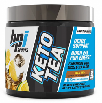 Жироспалювач BPI Keto Tea 175 g /25 servings/ Iced Tea 911070 фото