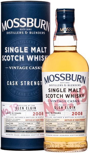Виски Mossburn Vintage Casks No 19 Glen Elgin 10 YO, 59% 0.7л (MAR5060033847251) 1150893 фото