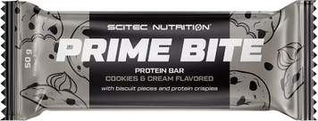 Углеводно - протеиновые батончик Scitec Nutrition Prime Bite 50 g / 1 serving / cookies&cream 1017013 фото