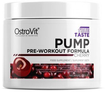 Передтренувальний комплекс OstroVit PUMP Pre-Workout Formula 300 g /30 servings/ Cherry 998776 фото