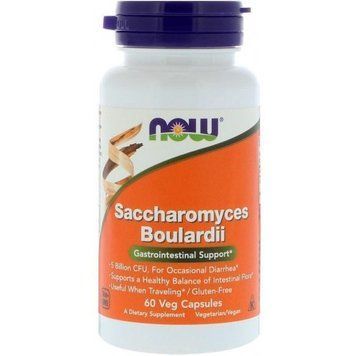 Now Foods Saccharomyces Boulardi 60 Vcaps Сахаромицеты Буларди 523274 фото