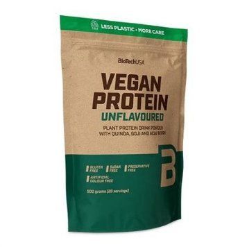 Протеїн Biotech Vegan Protein 500 g/20 serving/ Unflavored 970228 фото