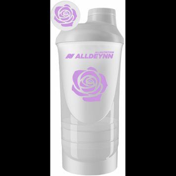 Шейкер Allnutrition Alldeynn shaker 600+350 ml White 1106161 фото