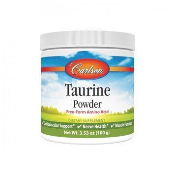Carlson Labs Taurine Amino Acid Powder Таурін у порошку 100 грам 1117573 фото