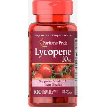 Puritan's Pride Lycopene 10mg 100sgels 442761 фото