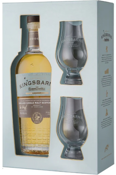 Виски Kingsbarns Doocot 7 Yo Single Malt Scotch Whisky & 2 Glencairns gift pack 46%, 0.7 л + 2 бокала (WHS811929031118) 1262654 фото