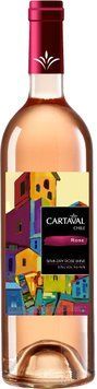 Вино Cartaval "Rose" (напівсухе, рожеве) 0.75л (BDA1VN-CAU075-005) 653793 фото