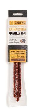 Колбаски сырокопченые ТМ Дмитрук Французские из мяса птицы 90 г (4820247140712) 1037613 фото