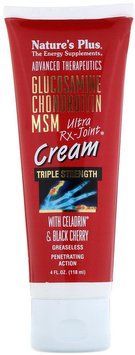 Nature's Plus, Advanced Therapeutics, Glucosamine Chondroitin MSM Ultra Rx-Joint Cream, 4 fl oz (118 ml) (NAP-04932) 605534 фото
