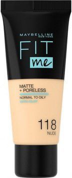 Maybelline New York Fit ME! Матовый №118 Nude Тональный крем 30ml 870961 фото